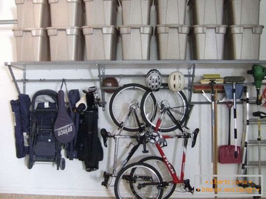 Megrendelés a garázsban - Правильно организованные инструменты для ремонта и Метод хранения велосипедов и других предметов