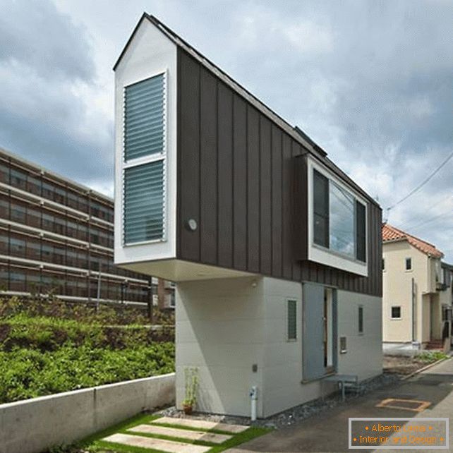 Furcsa formájú ház, a Mizuishi Architects Atelier