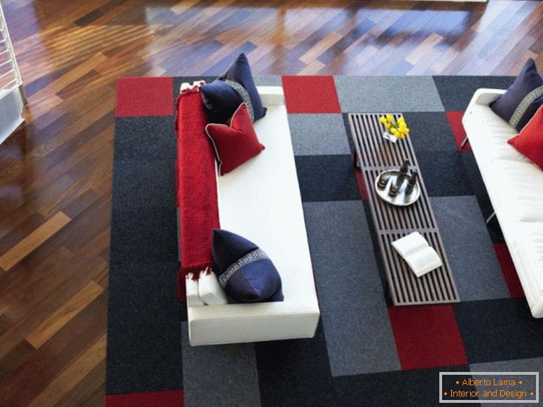szögletes szőnyeg csempe-nappali