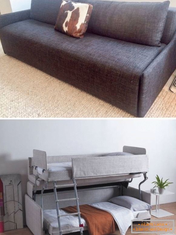 Intelligens bútorok kanapé transzformátor egy gyermekszoba