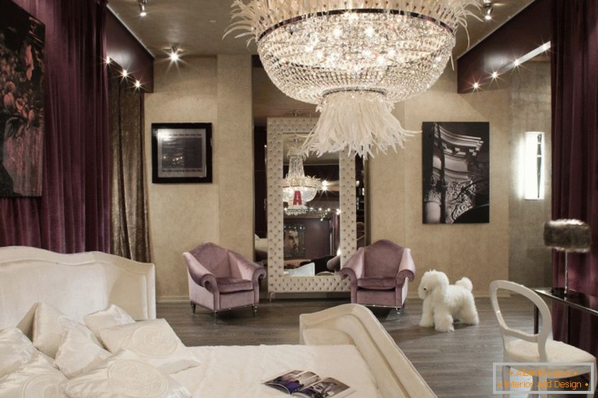 Ajánlások egy szobának a boudoir stílusában való létrehozásához