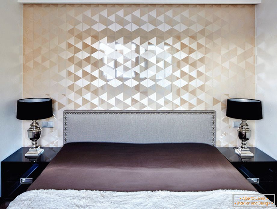 Luxus hálószoba belső egy lakás Moszkvában