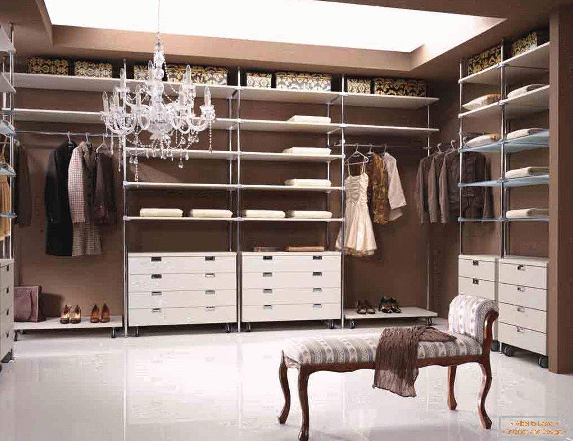 Az öltözködés elrendezése - a legjobb design megoldások