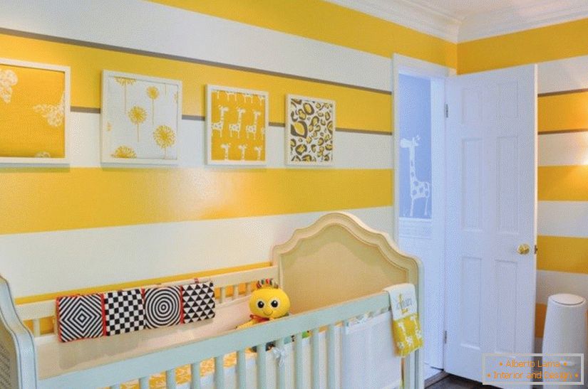 Sárga gyermekszoba