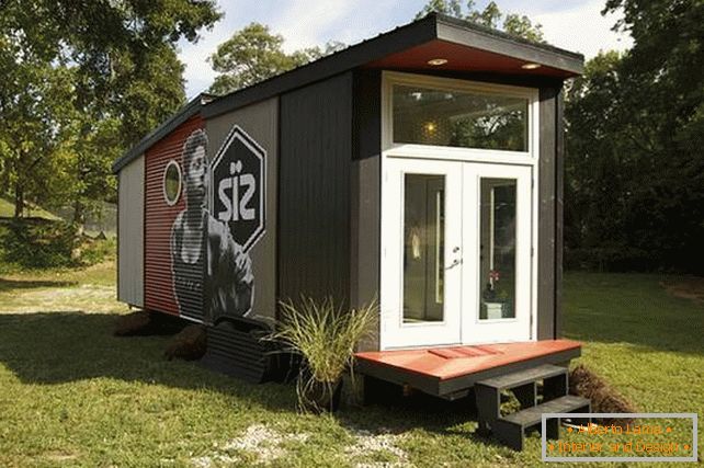 Kis ház belsőépítészeti formája: fotó, Атланта