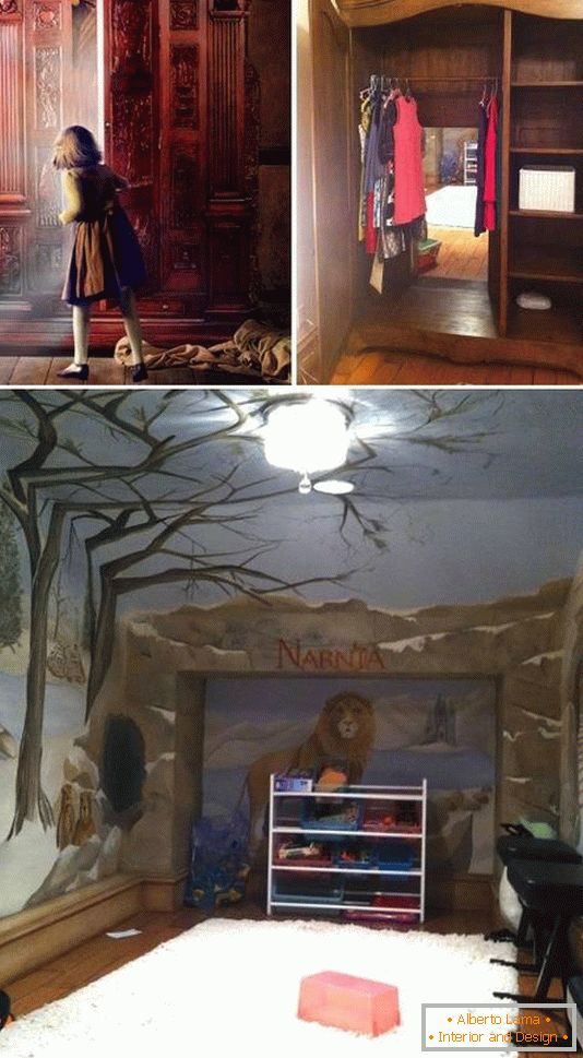Belépés a gyerekszobába a szekrényen keresztül mind Narnia-ban