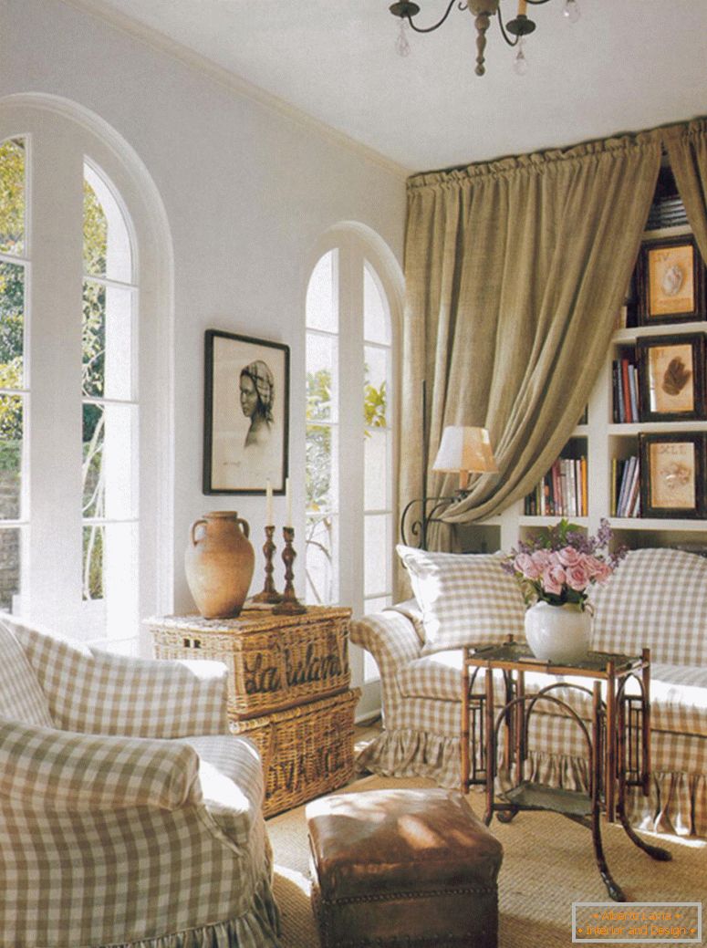 Országos stílus a belső térben - a legjobb ötletek képei a