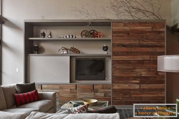 mini fal a nappaliban modern stílusban, fotó 31