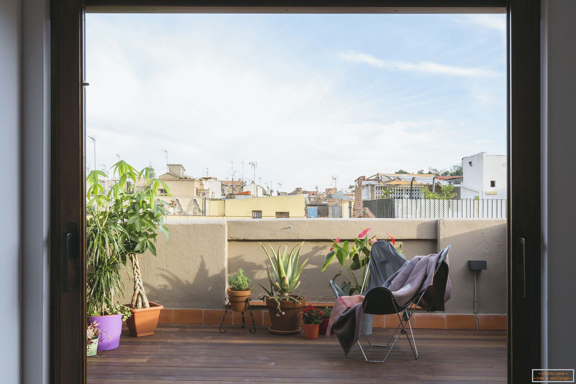 Belsőépítészet egy kis lakás Barcelona